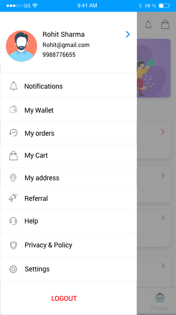 Vendor App